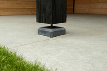 Overkapping Rijssen Douglas 400 x 400 cm - Zwart ge&iuml;mpregneerd