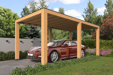 Overkapping Renesse Red Class Wood 500 x 333 cm - DHZ plat dak