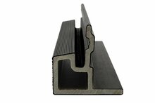 PuraTech composiet eindprofiel 5,8 x 5,8 x 290 cm ebony black