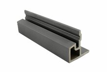 PuraTech composiet eindprofiel 5,8 x 5,8 x 290 cm dark grey