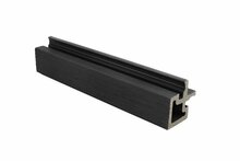 PuraTech composiet hoekprofiel 6,7 x 6,7 x 290 cm ebony black