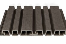 PuraTech 195 composiet barcodeprofiel 3,3 x 19,5 x 390 cm dark grey fijne houtnerf