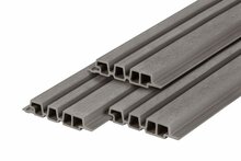 PuraTech 195 composiet barcodeprofiel 3,3 x 19,5 x 390 cm light grey fijne houtnerf