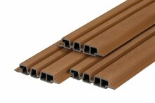PuraTech 195 composiet barcodeprofiel 3,3 x 19,5 x 290 cm teak fijne houtnerf