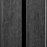 PuraTech 55 composiet dubbel profiel 3,3 x 17 x 290 cm ebony black fijne houtnerf