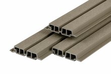 PuraTech 55 composiet dubbel profiel 3,3 x 17 x 390 cm light grey fijne houtnerf