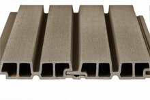 PuraTech 55 composiet dubbel profiel 3,3 x 17 x 390 cm light grey fijne houtnerf