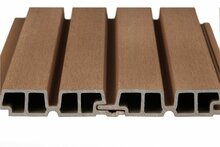 PuraTech 55 composiet dubbel profiel 3,3 x 17 x 290 cm teak fijne houtnerf