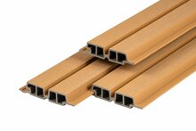 PuraTech 55 composiet dubbel profiel 3,3 x 17 x 290 cm cedar fijne houtnerf
