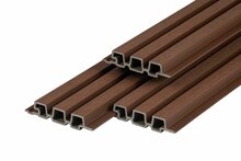 PuraTech 30 composiet triple profiel 3,3 x 17 x 390 cm ip&eacute; fijne houtnerf
