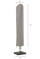 Madison parasolhoes 165x25/35 cm grey