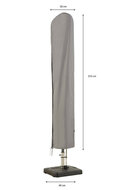 Madison parasolhoes 215x30/40 cm grey