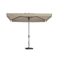 Madison Delos luxe parasol 200x300 cm ecru