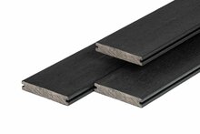 PuraShield massieve composiet vlonderplank ebony black 2,3 x 13,8 x 500 cm
