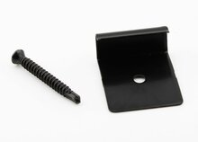 PuraFix vlonderplank beginclip RVS zwart voor blinde bevestiging 50 stuks