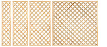 Trellis diagonaal Grenen groen ge&iuml;mpregneerd 90 x 180 cm