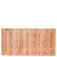 Tuinscherm Douglas geschaafd 21-planks (19 + 2) Zwarte Woud 90 x 180 cm