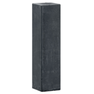 Betonpoer kleine vellingkant antraciet 15 x 15 x 60 cm, M16