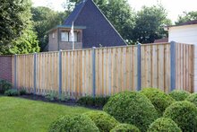 Betonpaal IJssel antraciet diamantkop 10 x 10 cm incl. toebehoren
