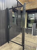 Enkele Poort 100 cm breed voor Dubbelstaafmat