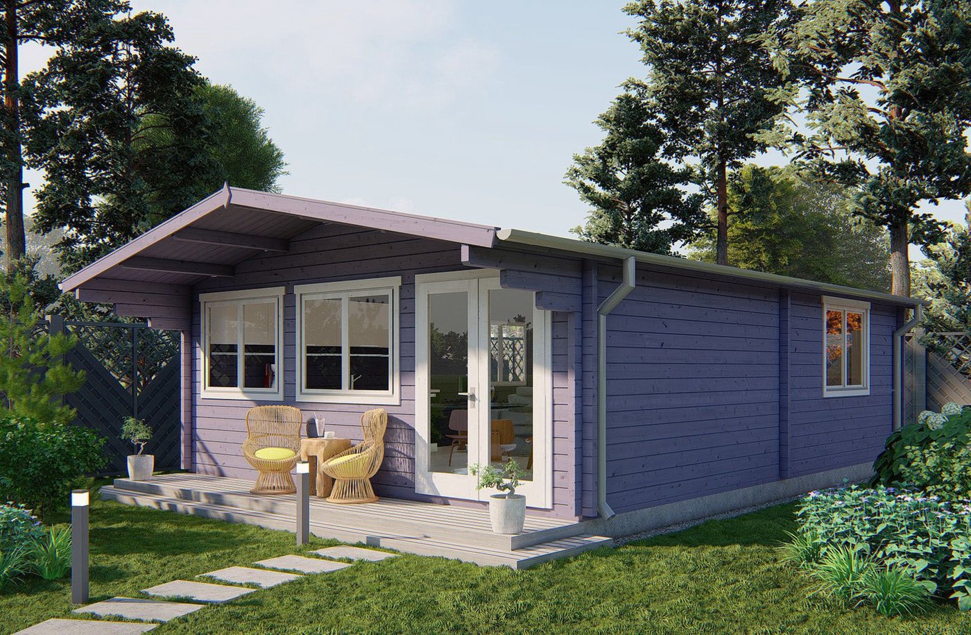 Blokhut Ballyragget 595 x 930 x 277 cm Wanddikte 70 mm