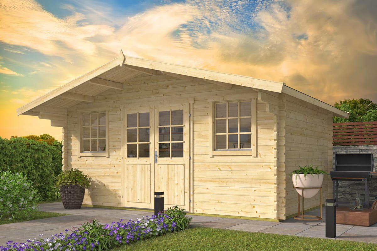 Blokhut Rika 500 x 320 cm - Tuinhuis