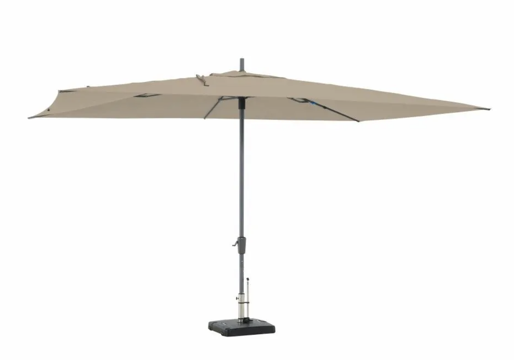 Parasol Rechthoekig 400 x 300 cm – Ecru