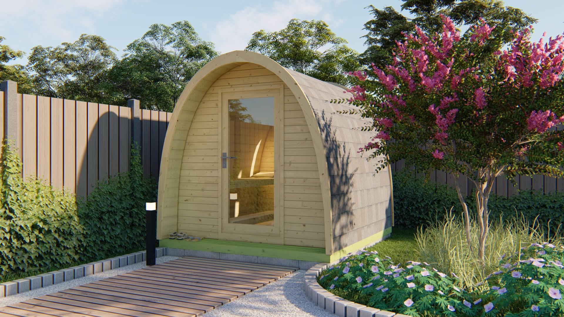 Sauna POD Tolva 260 cm - 42 mm onbehandeld