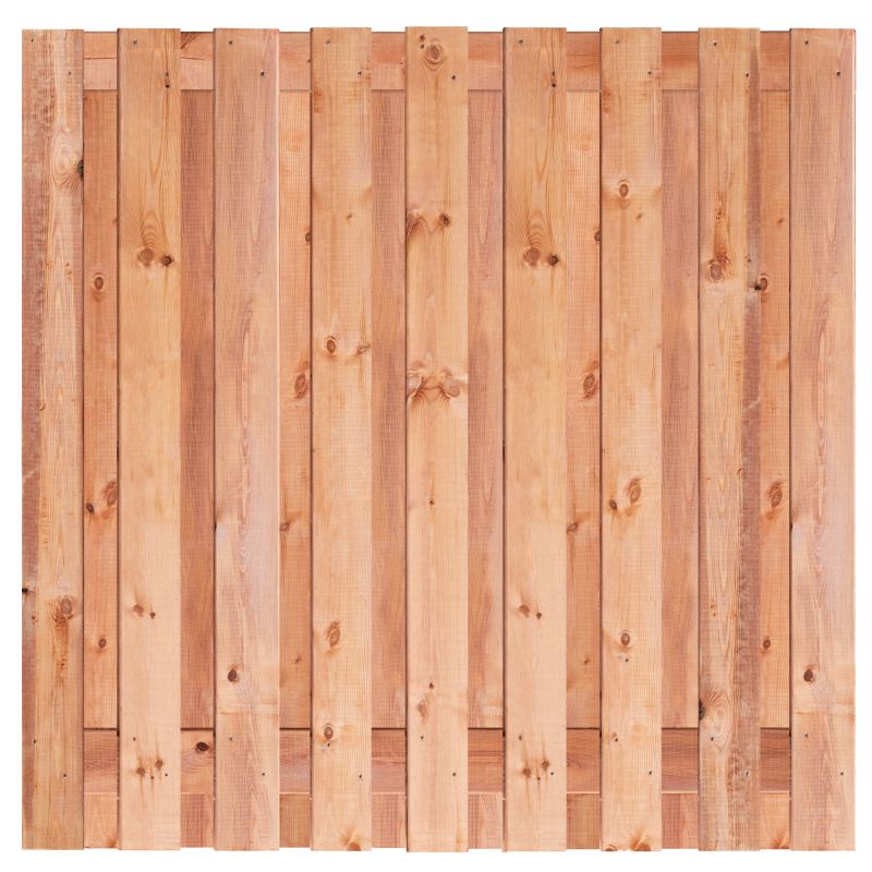 Tuinscherm Red Class Wood 19-planks (17 + 2) Tanger 180 x 180 cm