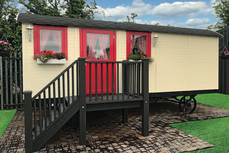 Pipowagen 600 x 240 cm - Zigeunerwagen Angelo 