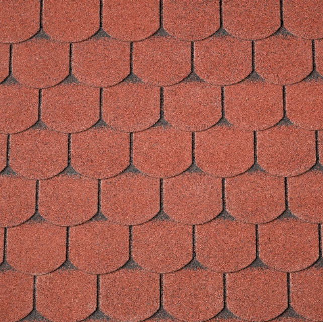 Dakshingles beverstaart rood - pak 3 m²