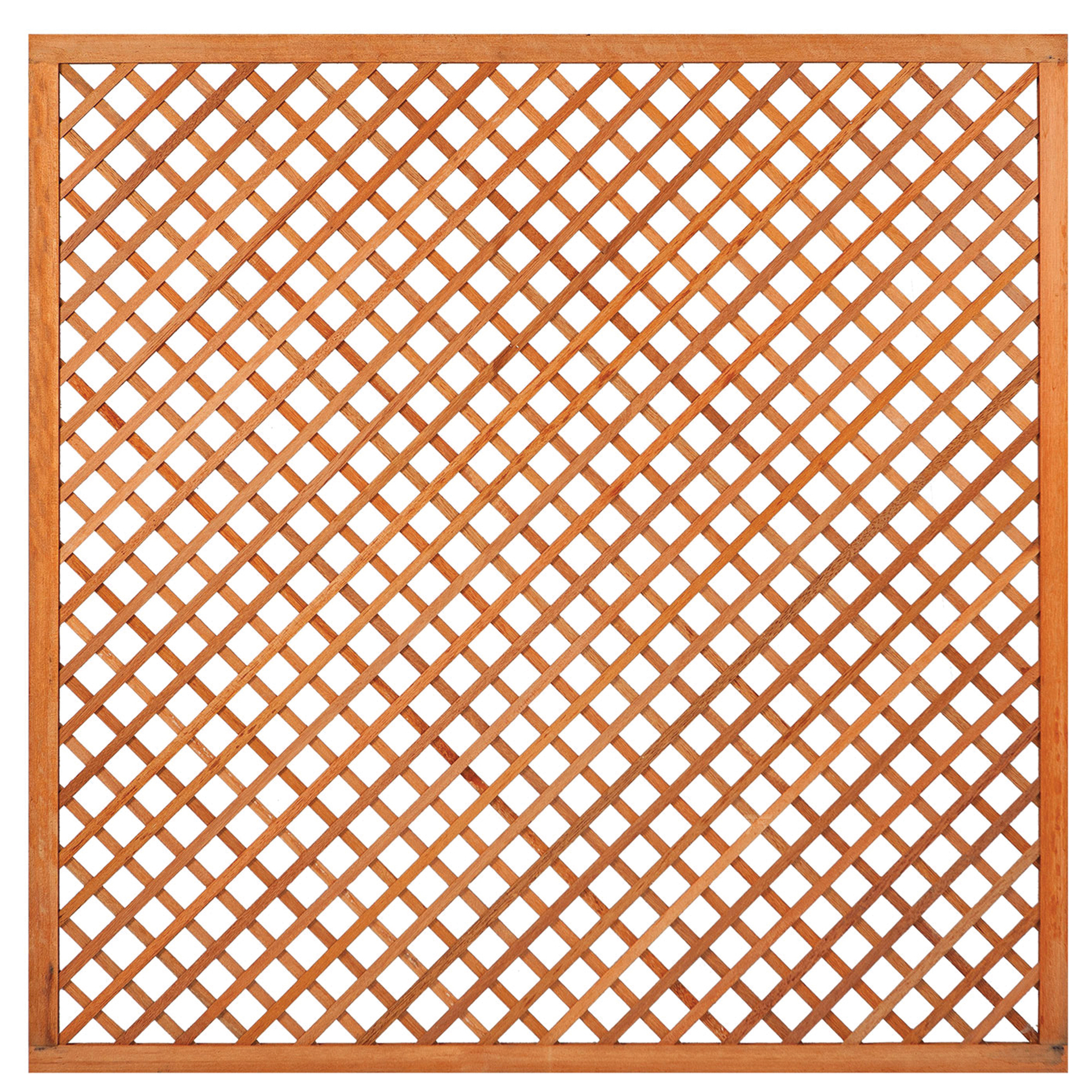 Trellis diagonaal hardhout 180 x 180 cm