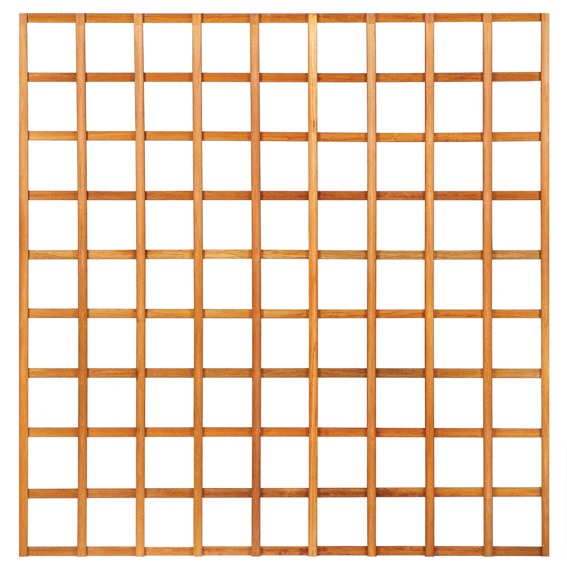 Trellis recht hardhout 180 x 180 cm