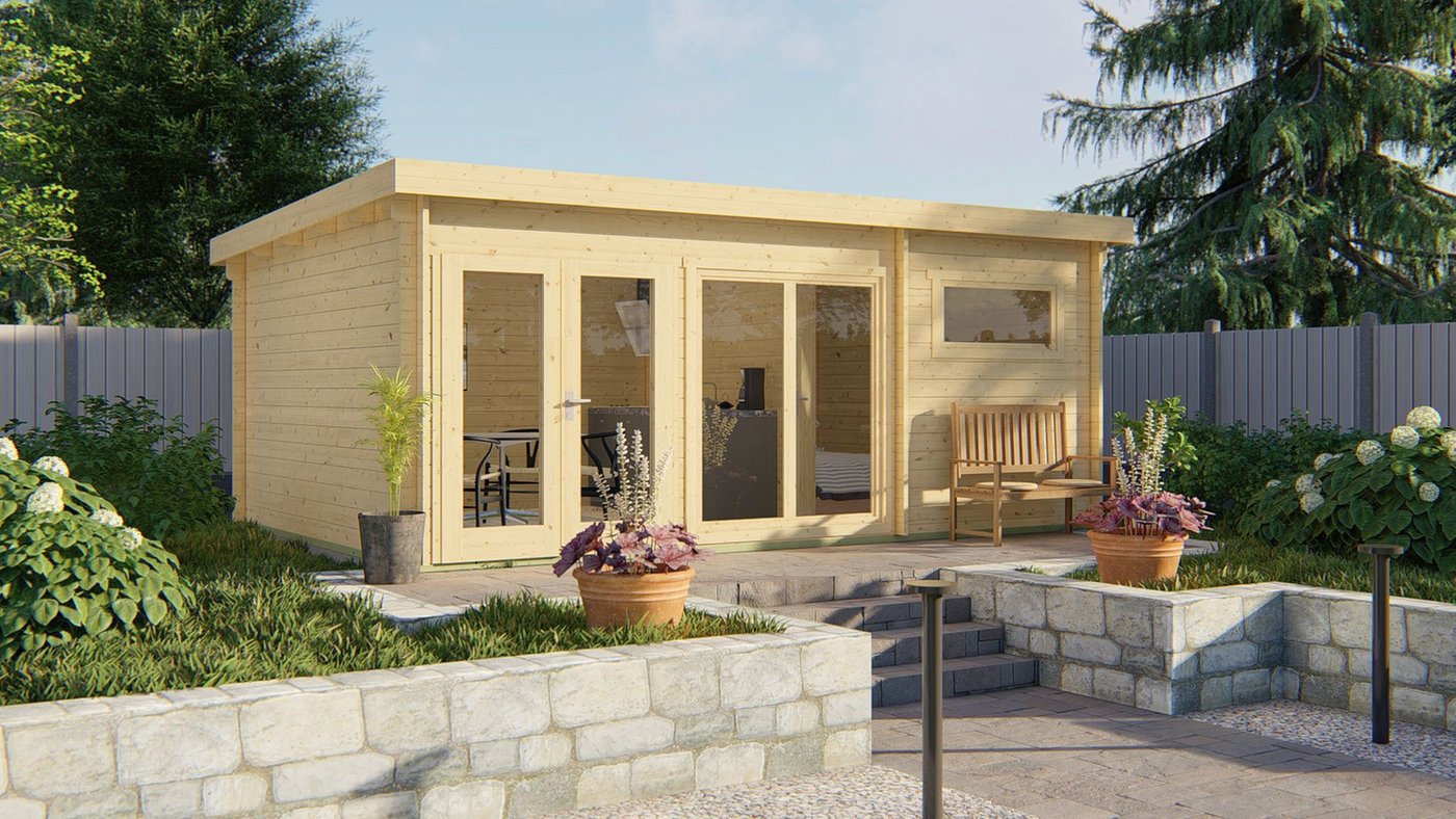 Blokhut Flow 595 x 400 x 230 - Tuinhuis