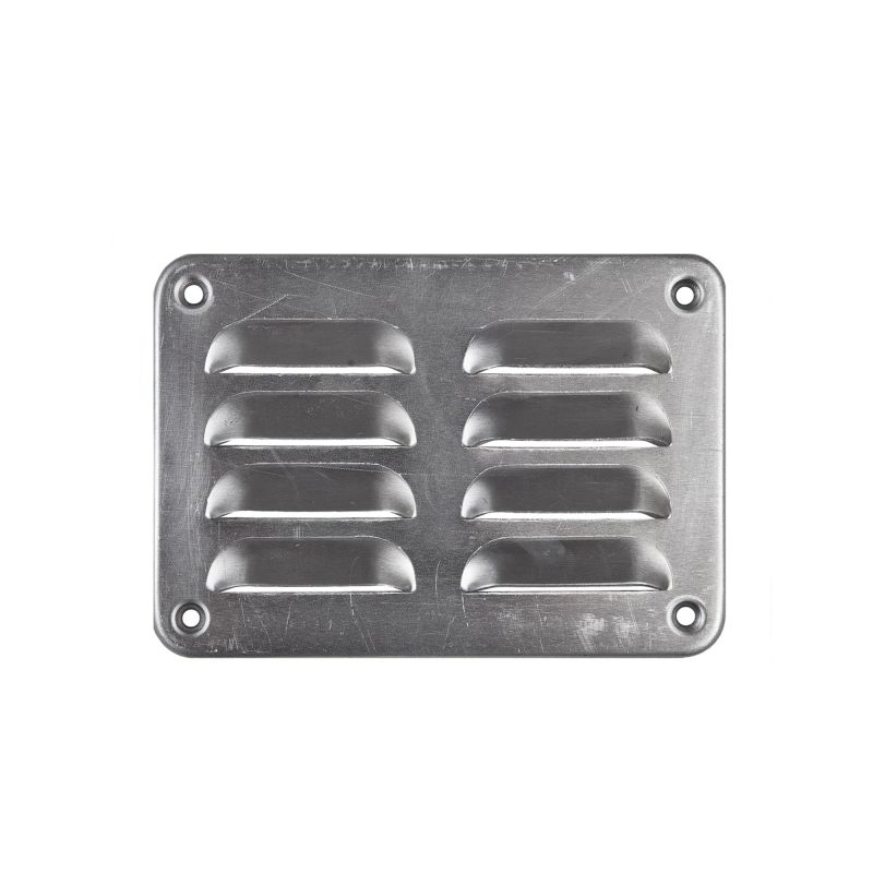 Ventilatierooster Aluminium, set a 2 stuks 9,0 x 13,0 cm