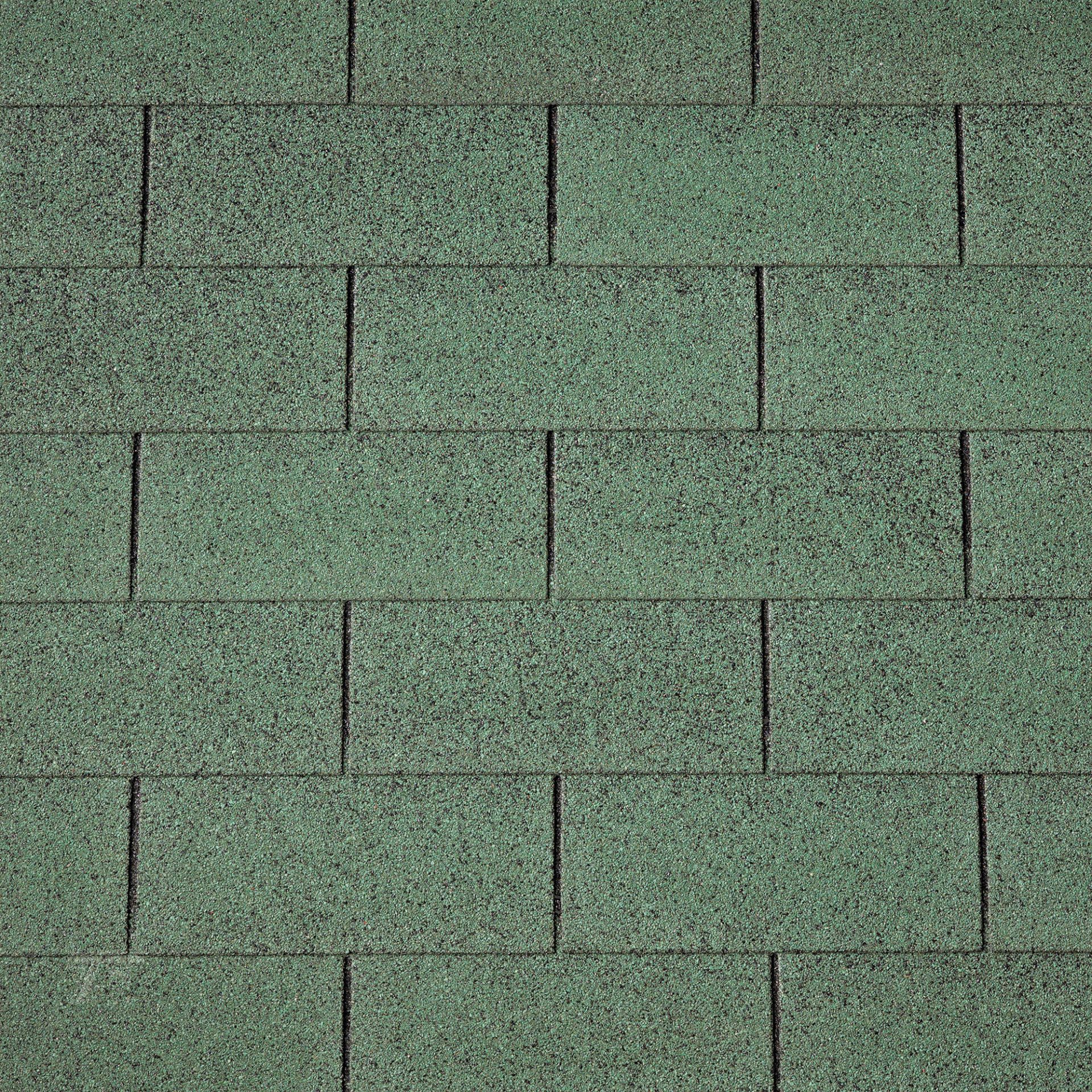 Dakshingles recht groen - pak 3 m&sup2;
