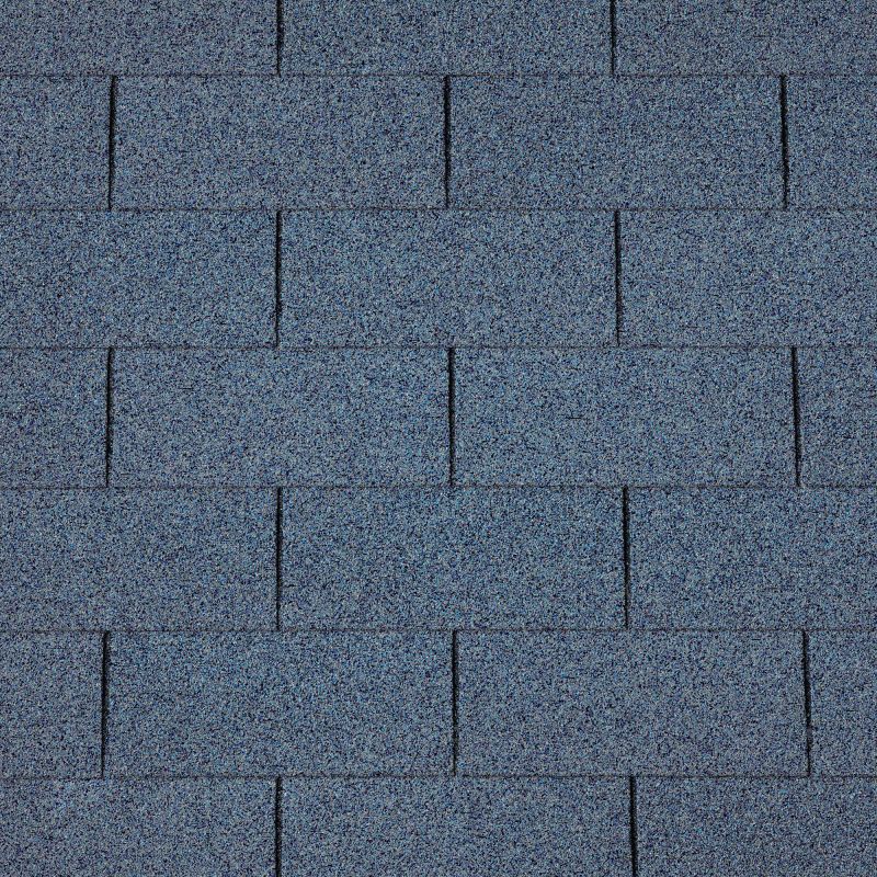 Dakshingles recht blauw - pak 3 m&sup2;