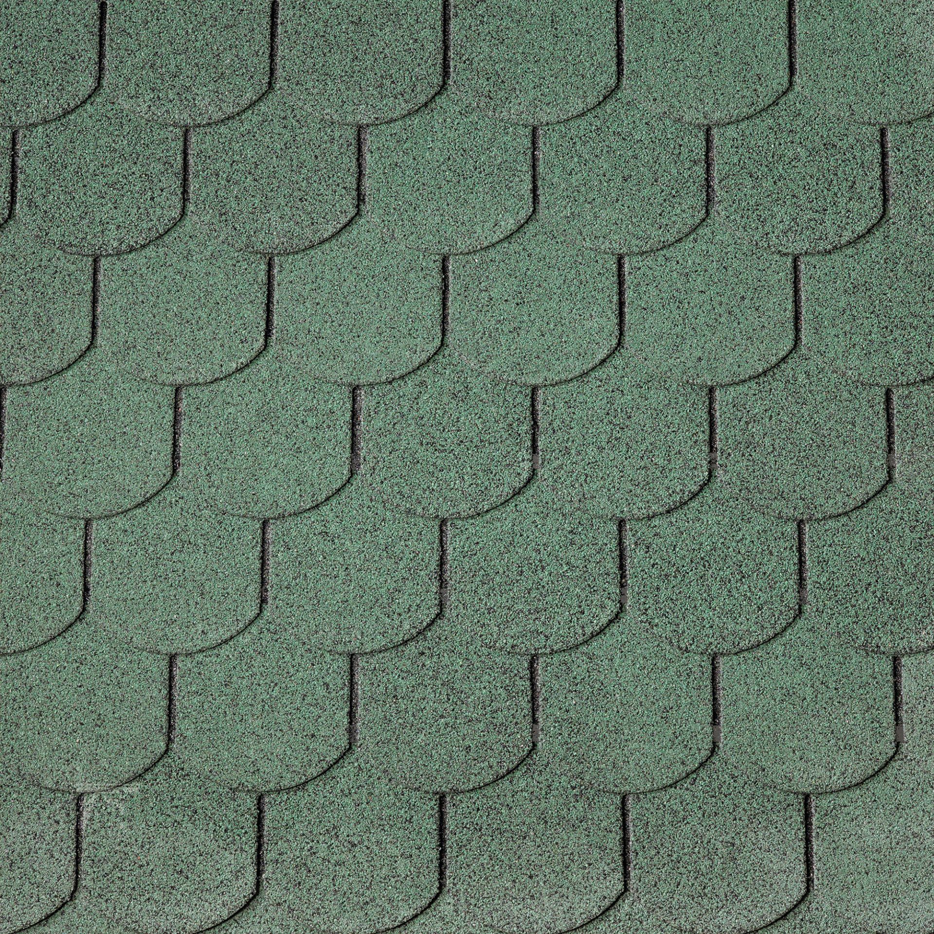 Dakshingles beverstaart groen - pak 3 m&sup2;