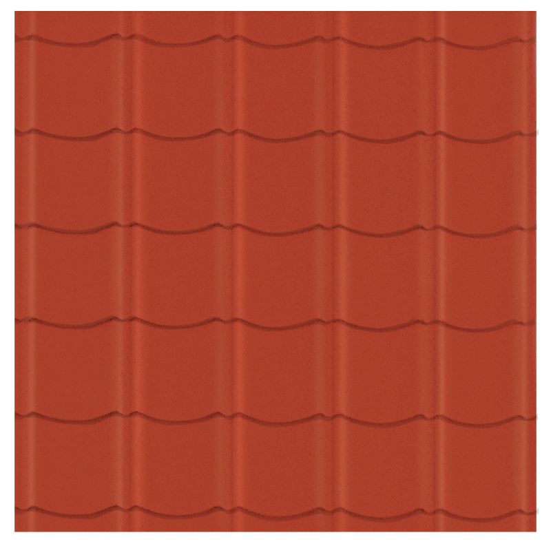 Easy-pan rood glans plaat 86 x 113,5 cm