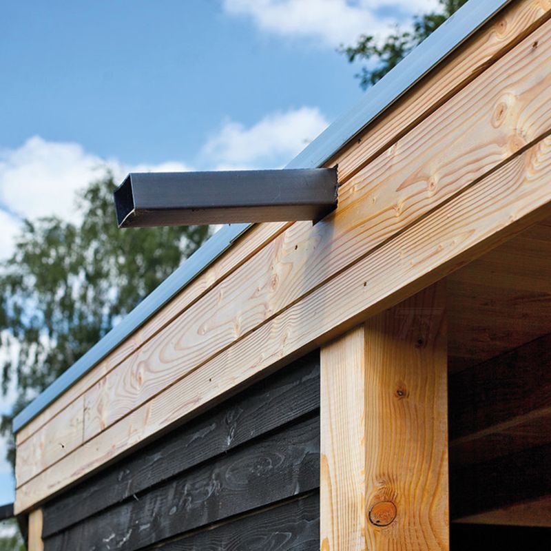 Stadsdoorvoer vierkant 6,0 x 8,0 cm, zonder connector