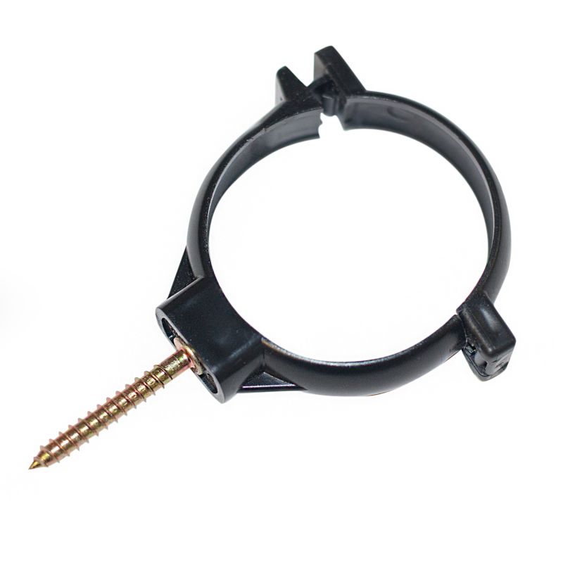 HWA muurbeugel, kunststof zwart 60 mm