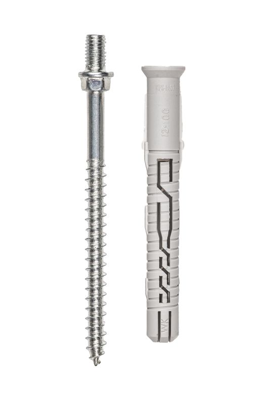 Indraaistift muurbeugel vuurverzinkt - M8 x 100 mm