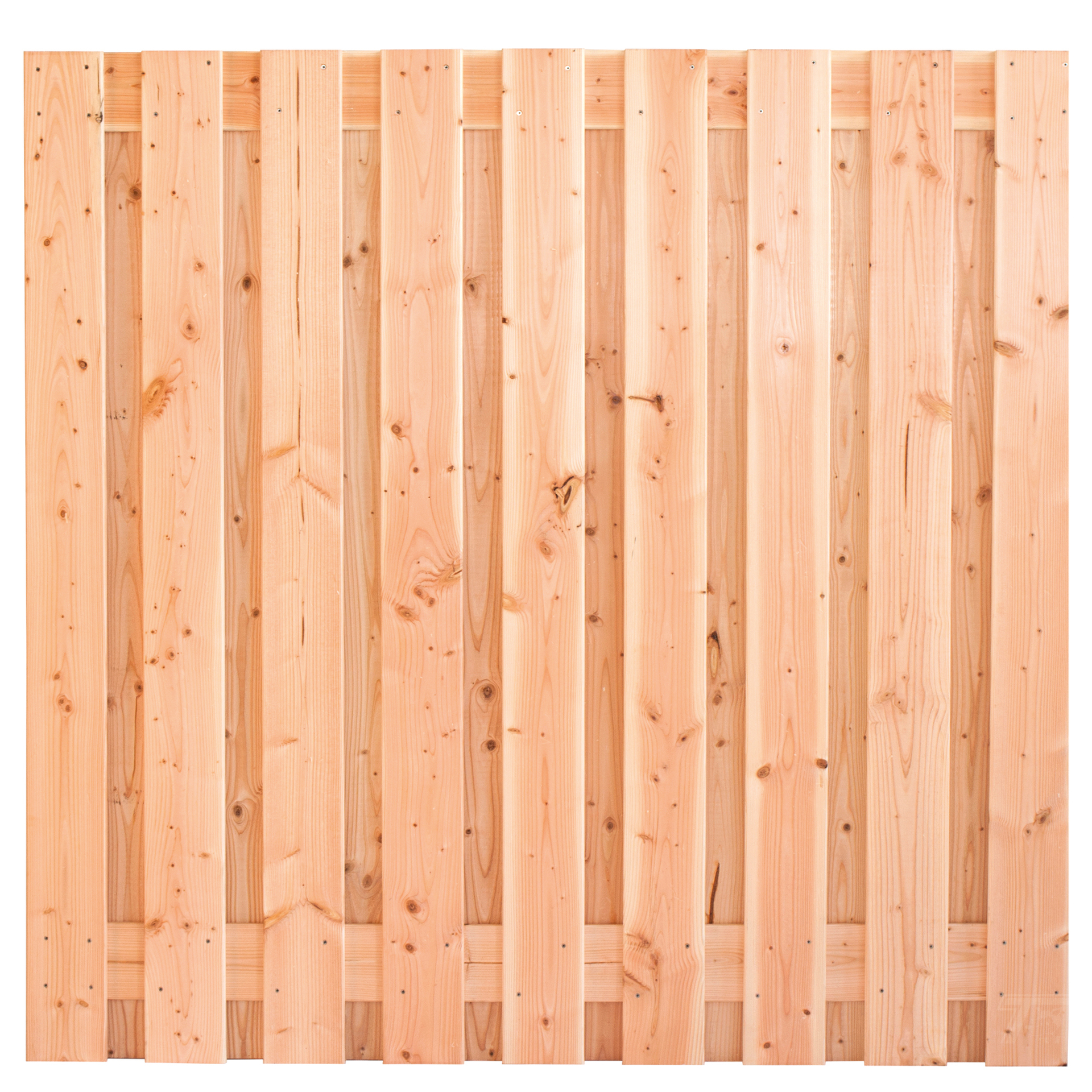 Tuinscherm Douglas, fijn bezaagd 19-planks (17 + 2) Innsbruck 180 x 180 cm
