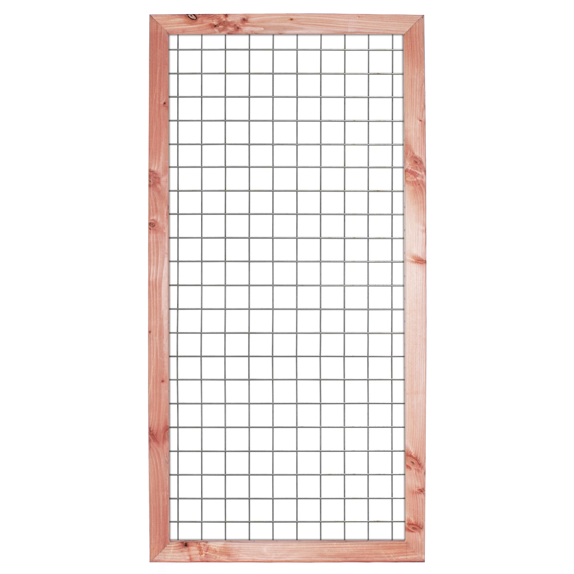 Gaaselement vuurverzinkt 180 x 180 cm met Douglas kader 4,5 x 7,0  cm