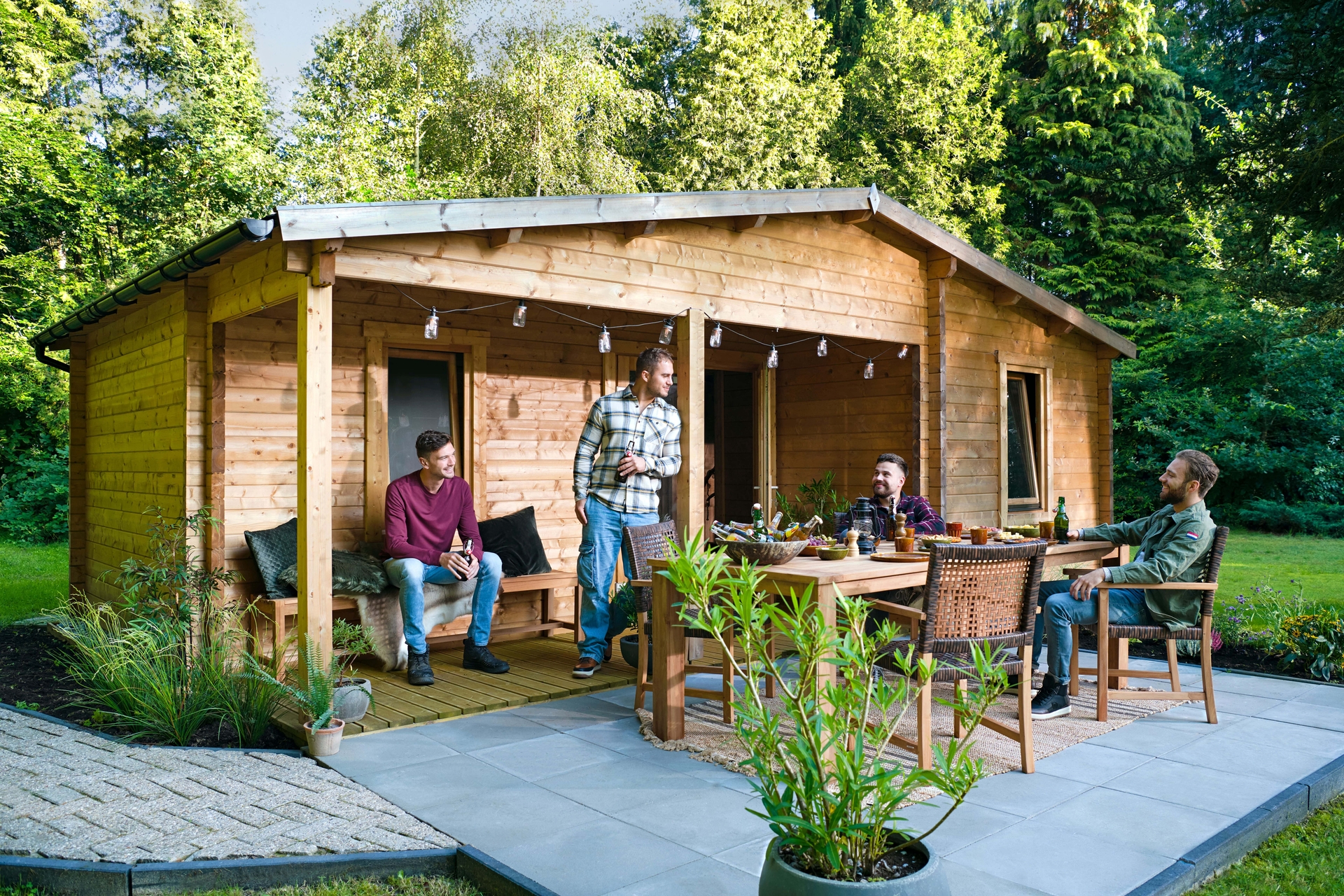 Blokhut Ollie sfeerfoto