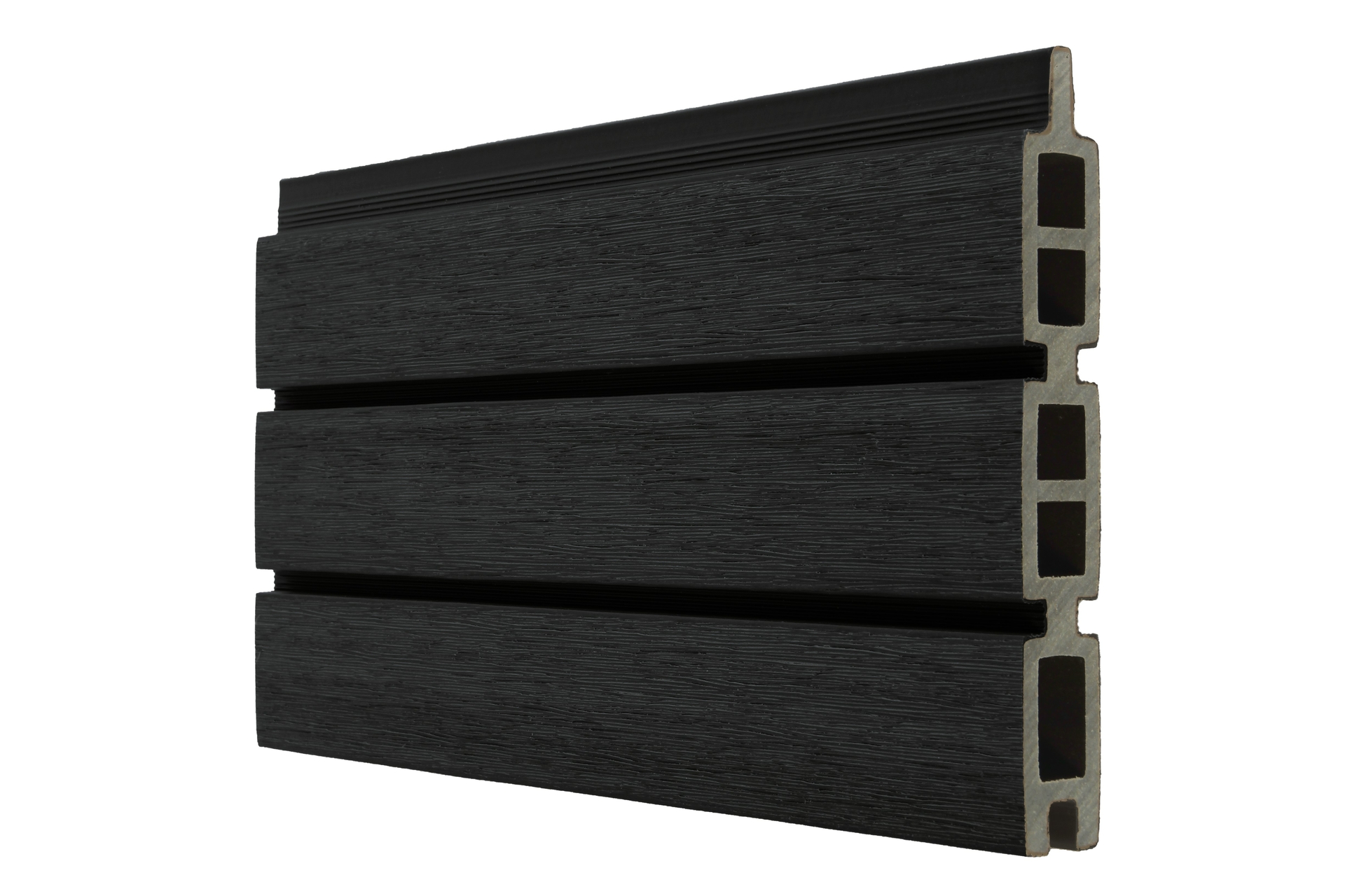Composietplank Boston Modern zwart 21 x 160 mm, lengte 178 cm