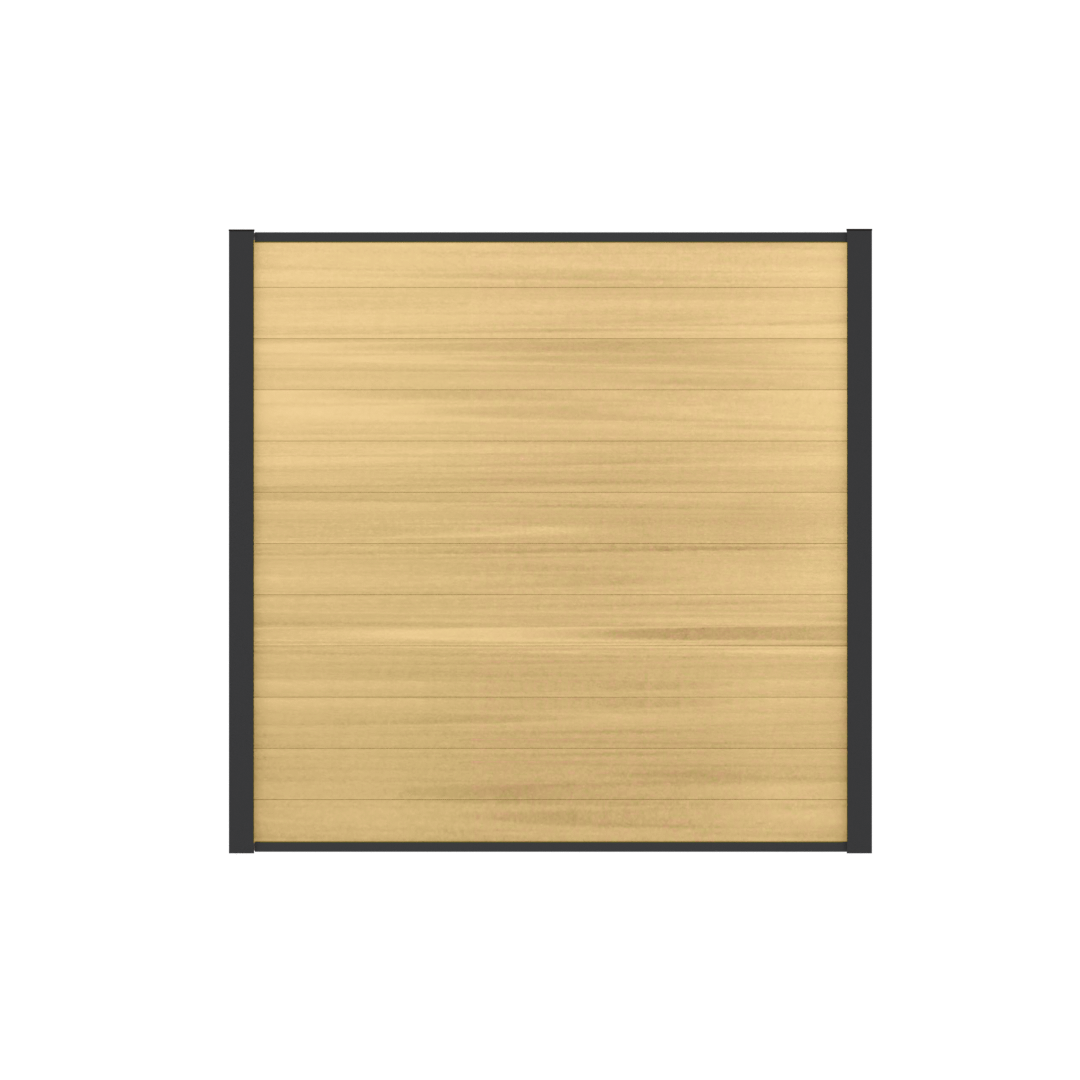 Composietscherm Boston Premium red cedar 180 x 200 cm