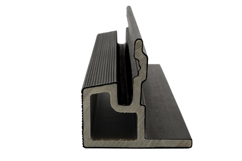 PuraTech composiet eindprofiel 5,8 x 5,8 x 290 cm ebony black