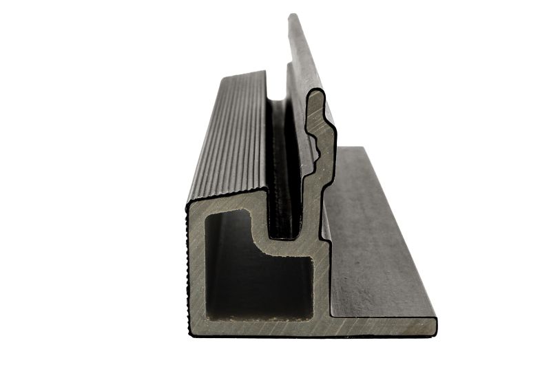 PuraTech composiet eindprofiel 5,8 x 5,8 x 290 cm dark grey