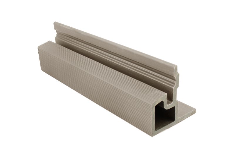 PuraTech composiet eindprofiel 5,8 x 5,8 x 290 cm light grey